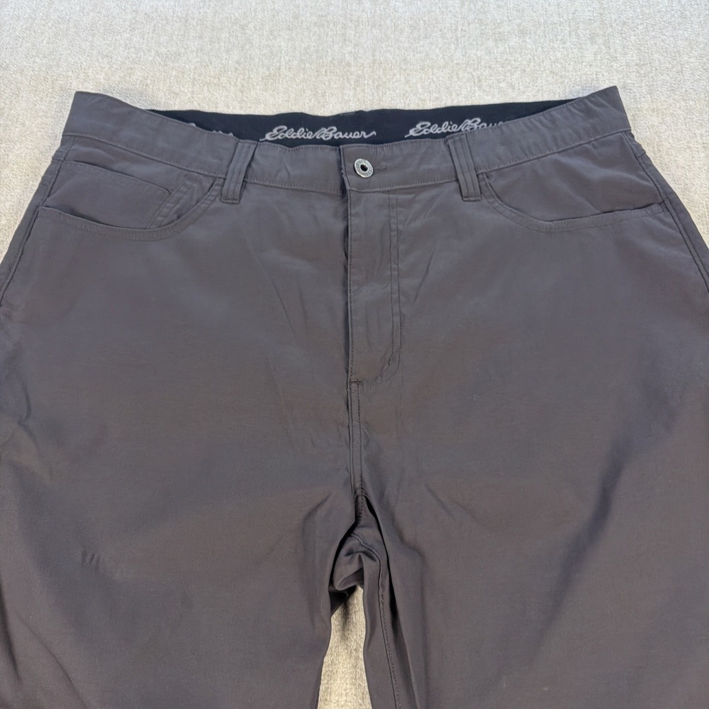 Eddie Bauer Pants Mens 40x32 Outdoor Hiking Stretch Nylon 5-Pocket Casual Gray - Picture 2 of 14